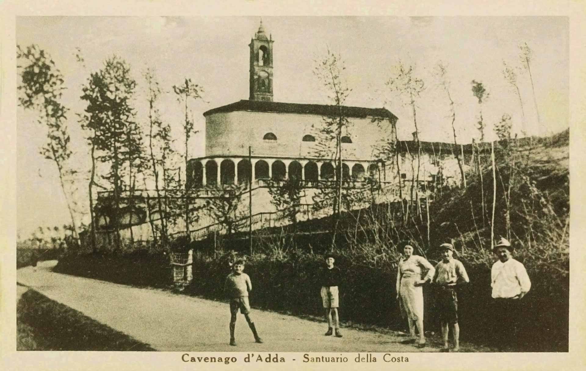 cavenago santuario madonna della costa foto storica